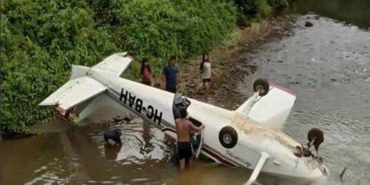 Una aeronave sufrió un accidente en Pastaza