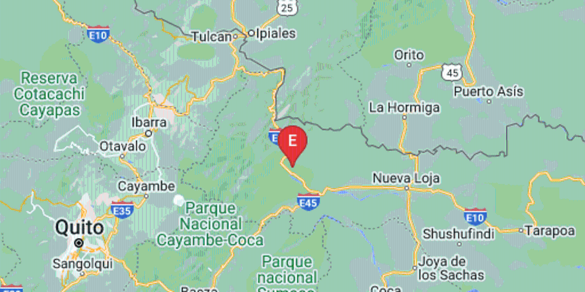 Sismo de 4,7 se registró en Shushufindi, Sucumbíos