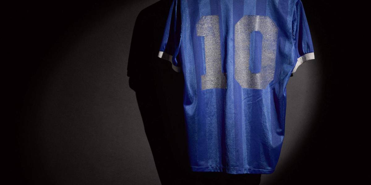 La camiseta de Maradona, campeón del mundial 86, se subastará por $7 millones