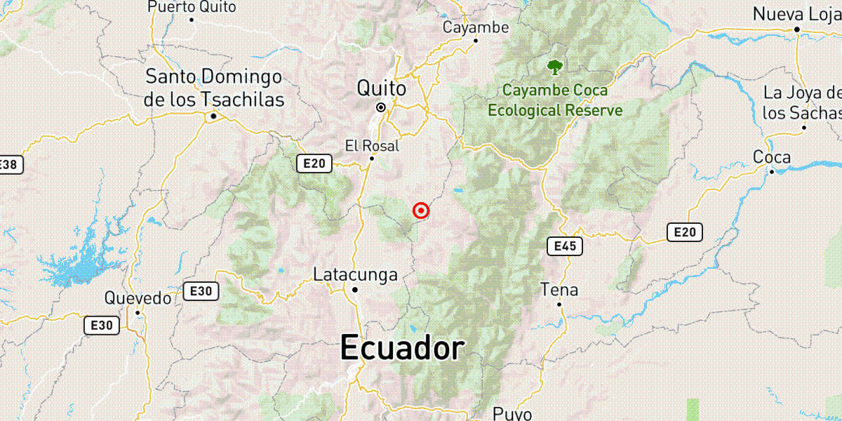 Un nuevo sismo de 3.1 grados se sintió en Machachi, Pichincha