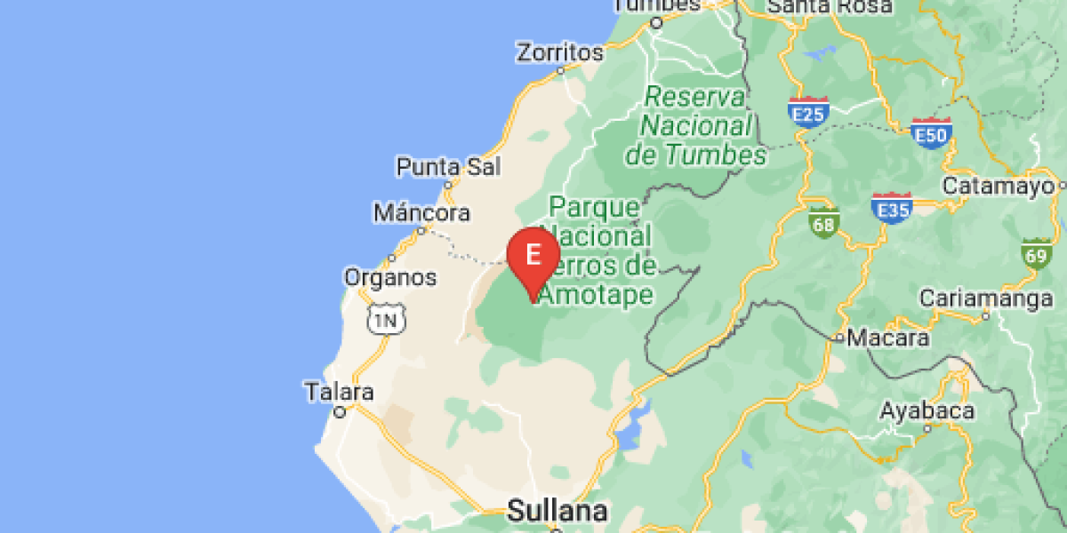Sismo en Piura, Perú, se sintió en algunas ciudades de Ecuador