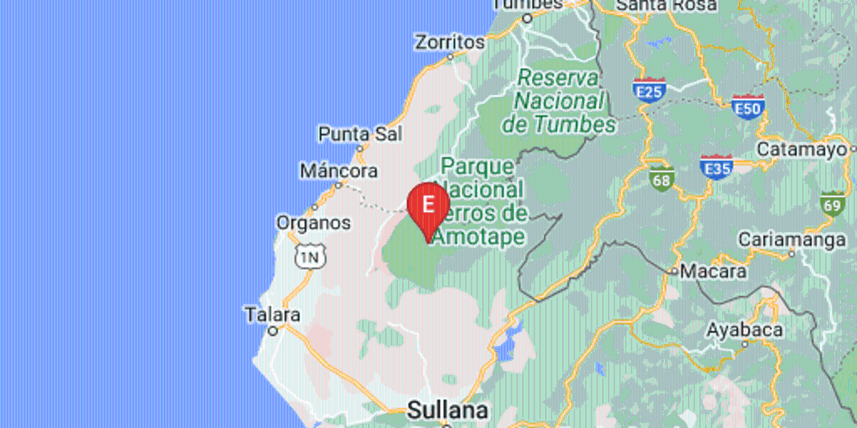 Sismo en Piura, Perú, se sintió en algunas ciudades de Ecuador