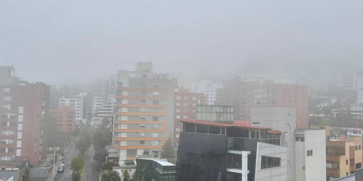 Quito amanece frío, se esperan lluvias para la tarde