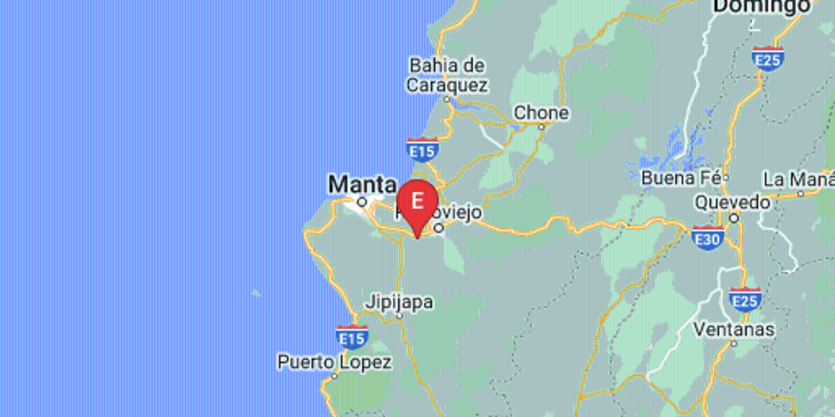 Sismo de 4,4 en Portoviejo, provincia de Manabí