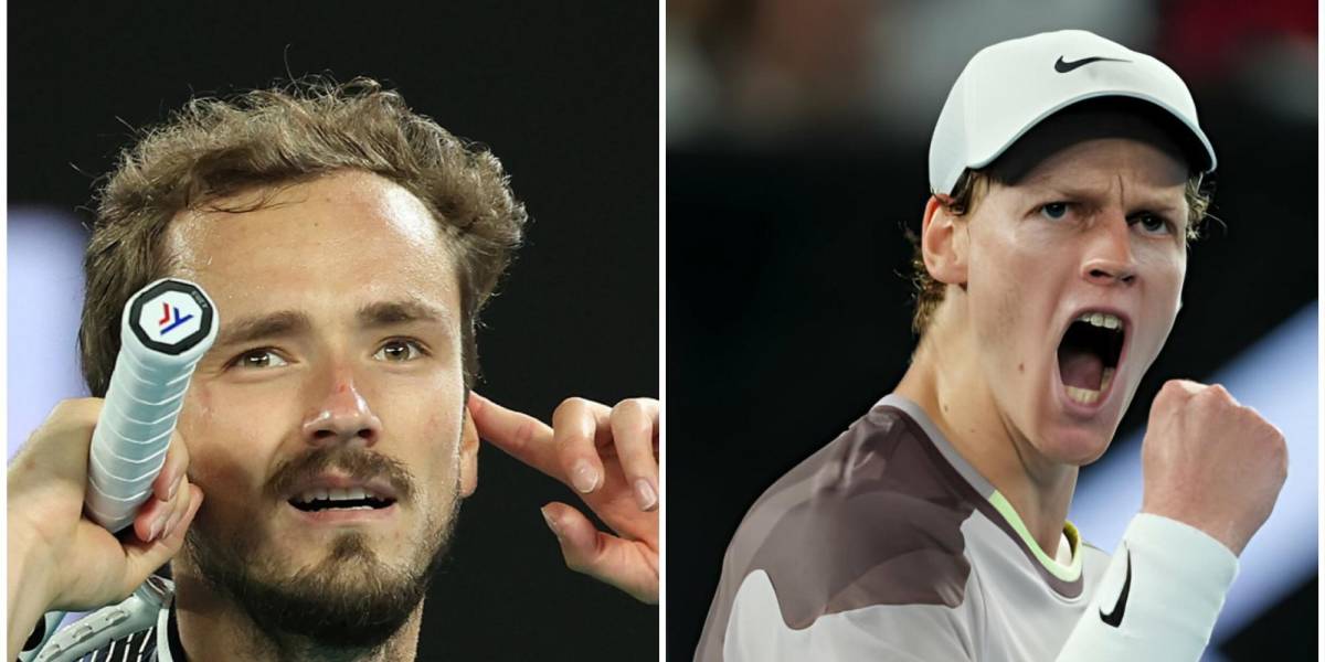 Daniil Medvedev y Jannik Sinner disputarán la final del Abierto de Australia
