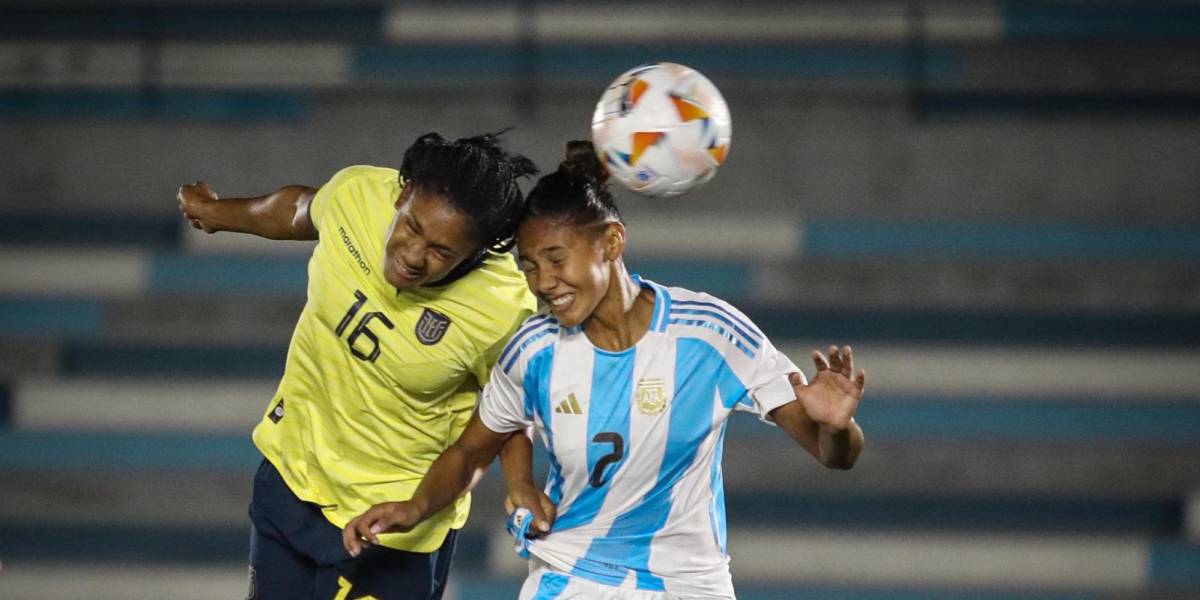 La Selección Femenina de Ecuador empató ante Argentina y quedó eliminada del Sudamericano Sub 20