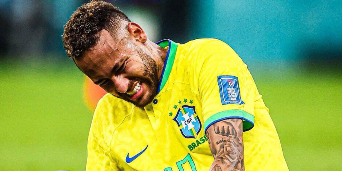 El tobillo de Neymar preocupa a toda Brasil