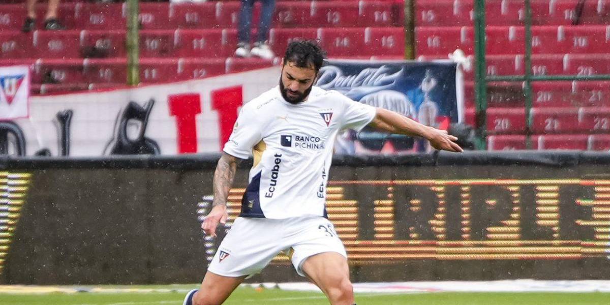 Gian Franco Allala analiza salir de Liga de Quito a mitad de temporada