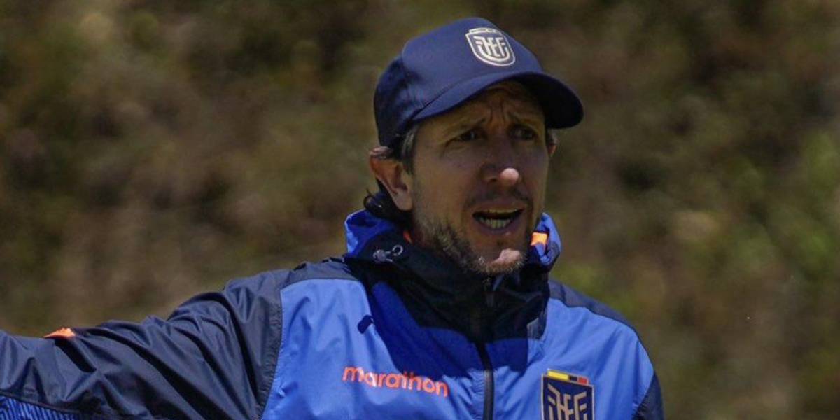 Juan Carlos Burbano dejó de ser entrenador de la selección de Ecuador sub 17