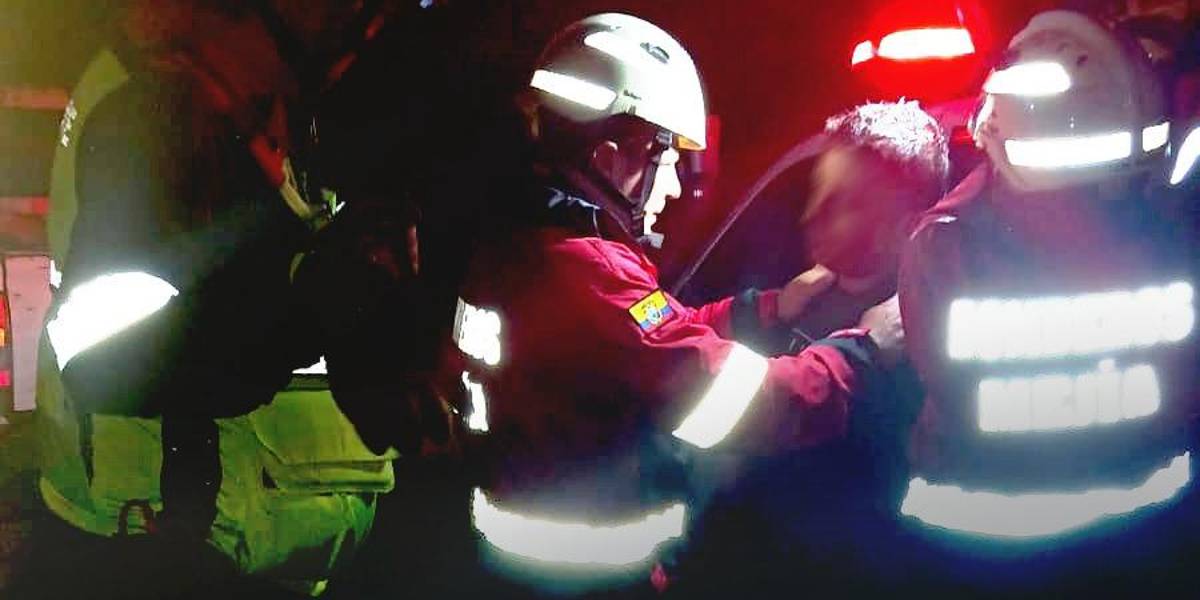 Un hombre cayó desde una tarabita a río del cantón Mejía, en la provincia de Pichincha