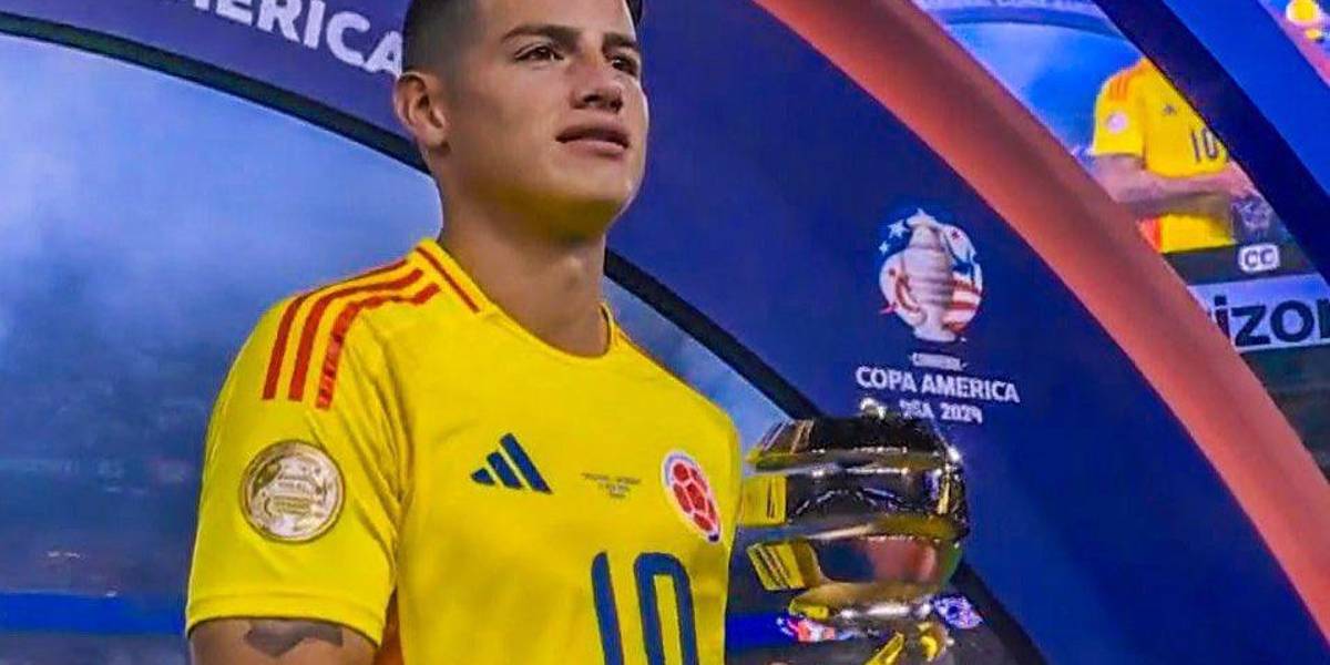 James Rodríguez, mejor jugador de la Copa América