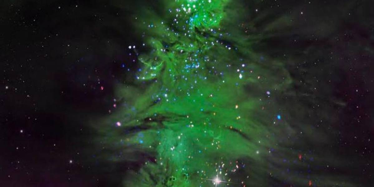 Un árbol de navidad cósmico: La NASA revela impresionantes imágenes