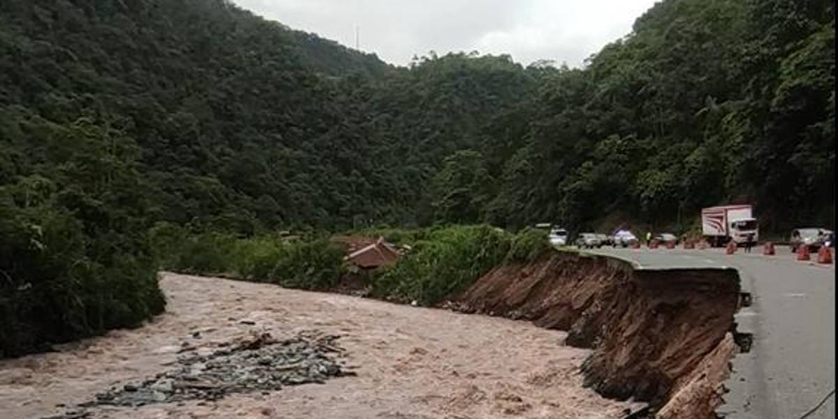 Invierno en Ecuador: la vía Alóag - Unión del Toachi se cierra desde las 18:00