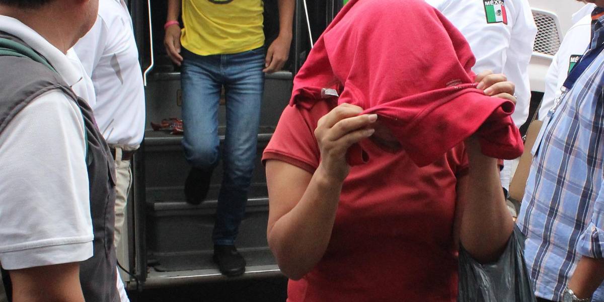 Migrantes ecuatorianos fueron detenidos en Veracruz, México