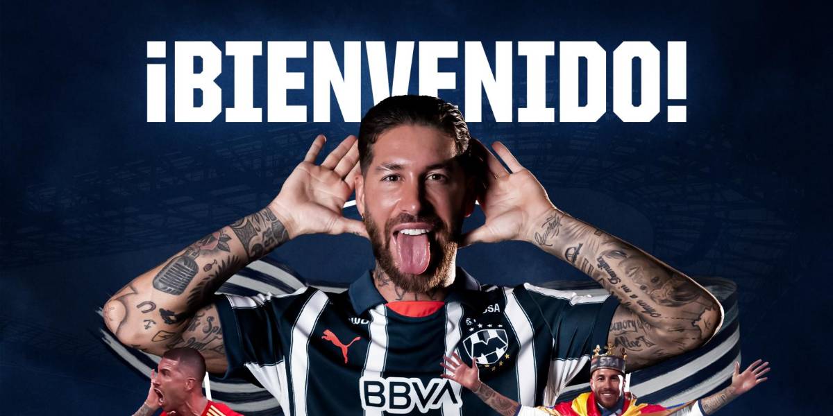 Sergio Ramos, nuevo jugador de los Rayados del Monterrey de México