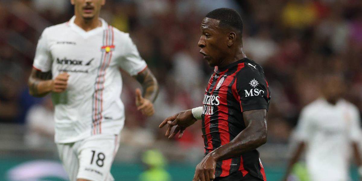 Pervis Estupiñán dio su primera asistencia con AC Milan en la derrota ante Cremonese por Serie A