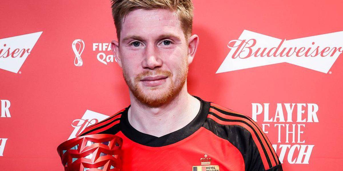 Kevin De Bruyne 'rechaza' el premio como mejor jugador del partido: No sé por qué me lo han dado