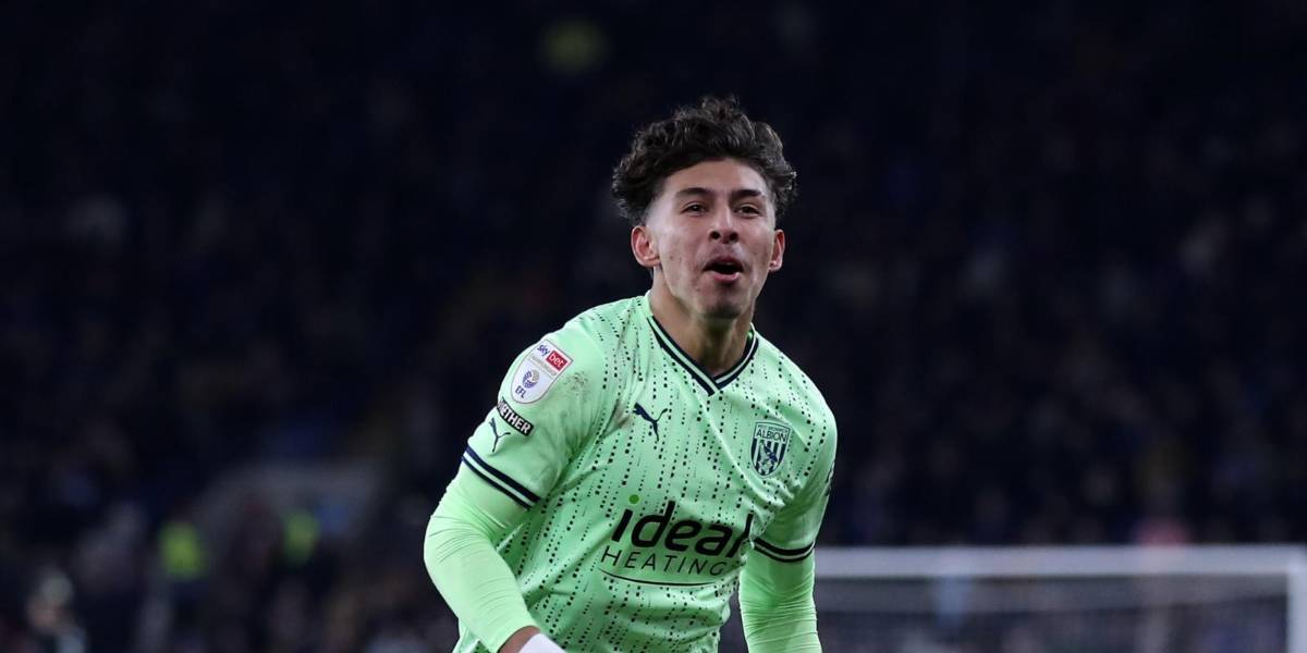 Jeremy Sarmiento anotó un golazo en partido del West Bromwich