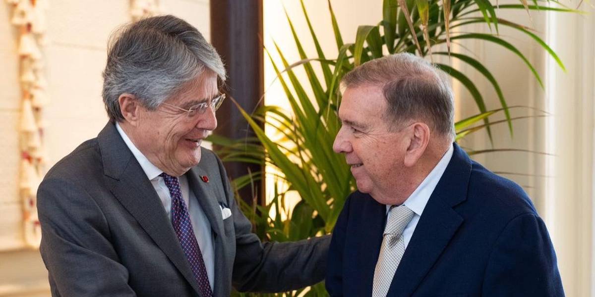 Guillermo Lasso y Edmundo González hablaron en Madrid sobre el impacto de la crisis venezolana