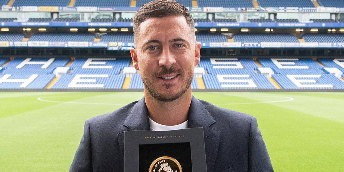 Eden Hazard es inducido al Salón de la Fama de la Premier League