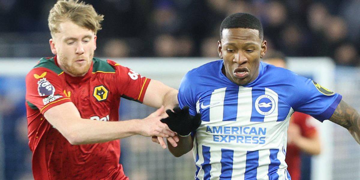 Cuarto pinchazo del Brighton de Pervis Estupiñán en la Premier League