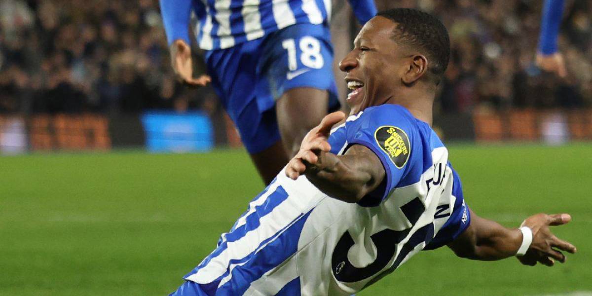 Pervis Estupiñán volvió a jugar y marcó un golazo con Brighton