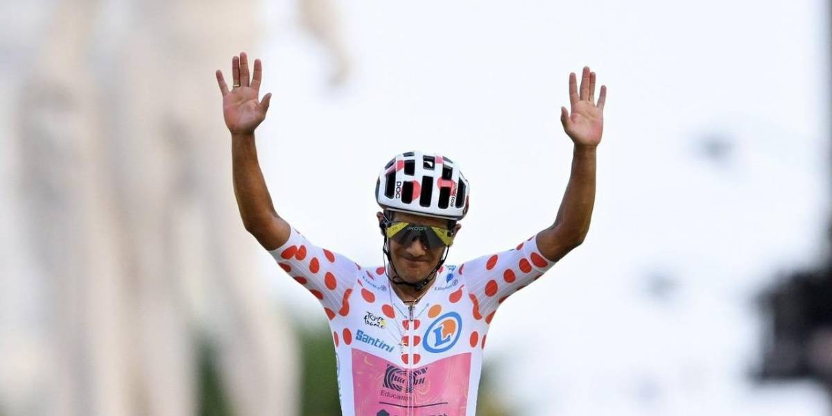 Richard Carapaz: Al final ha sido un Tour muy bonito, empezamos con dudas pero luego encontré mis piernas