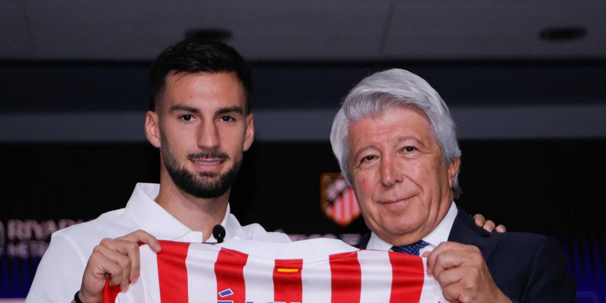 El Atlético de Madrid presenta a Álex Baena y usará el número 10