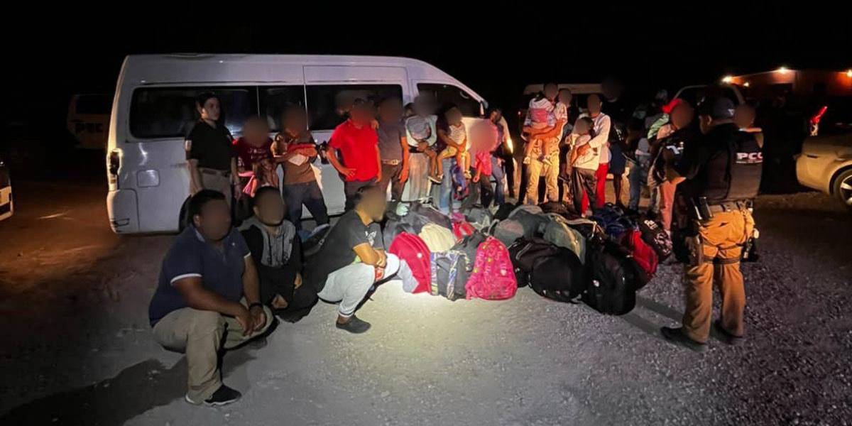 Ocho migrantes ecuatorianos fueron rescatados en México