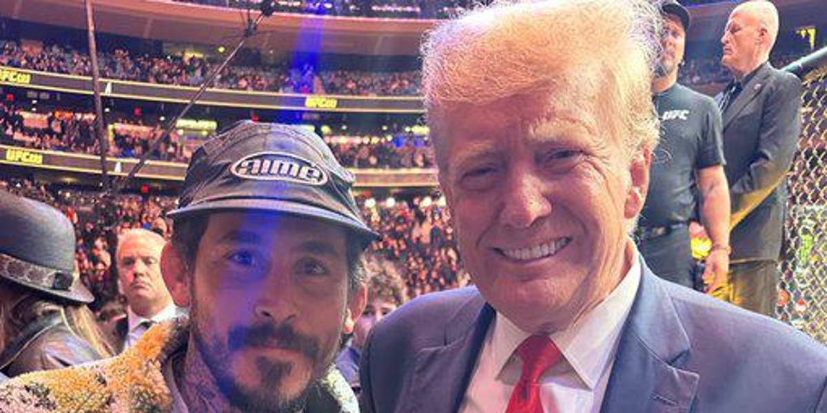 Marlon Chito Vera y Donald Trump aparecen juntos en un evento de la UFC en Estados Unidos