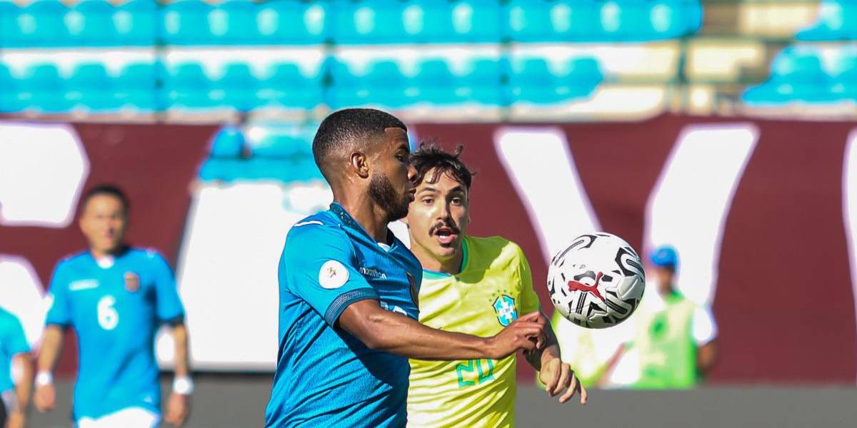 Preolímpico sub 23: Ecuador cae ante Brasil pero mantiene chances de clasificar al cuadrangular final