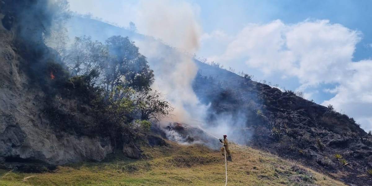 La SNGR monitorea siete incendios forestales este lunes 9 de septiembre