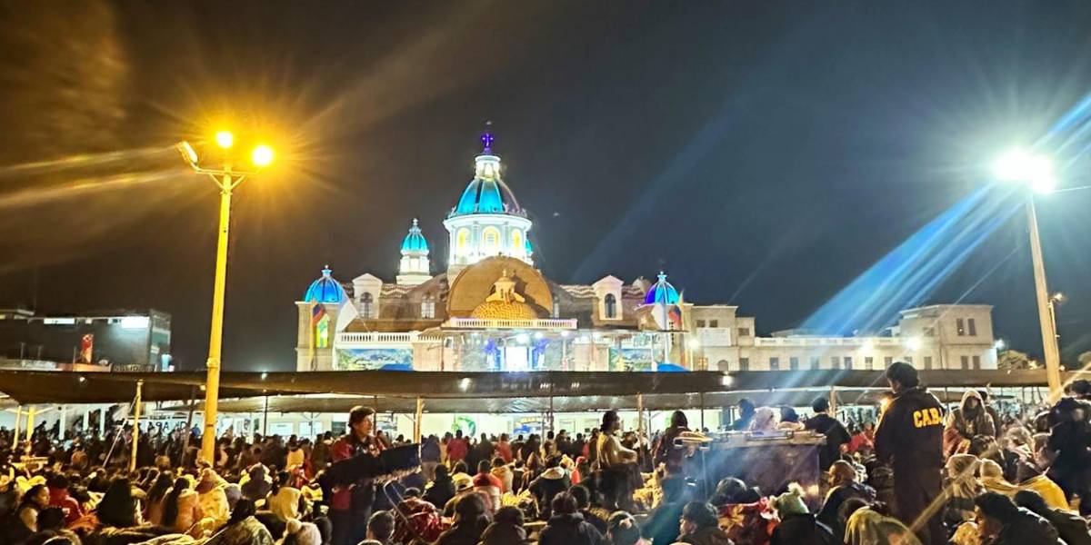 El Quinche: una niña extraviada y una emergencia con una embarazada se reportó en la romería