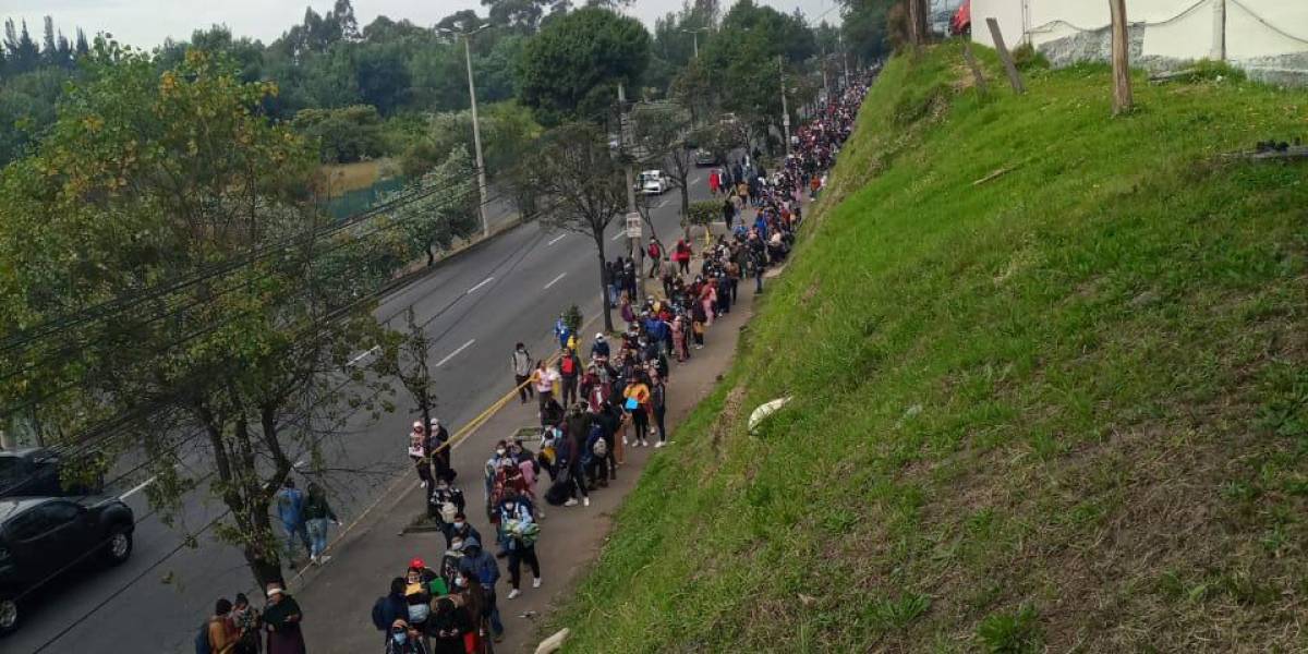 Quito: 13 000 personas aplicaron para 200 puestos de trabajo en Emaseo, ayer