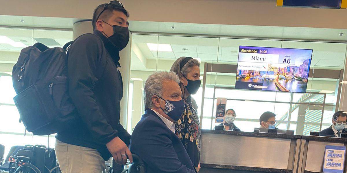 Moreno viajó a EE.UU. y dice que estará 3 meses en ese país