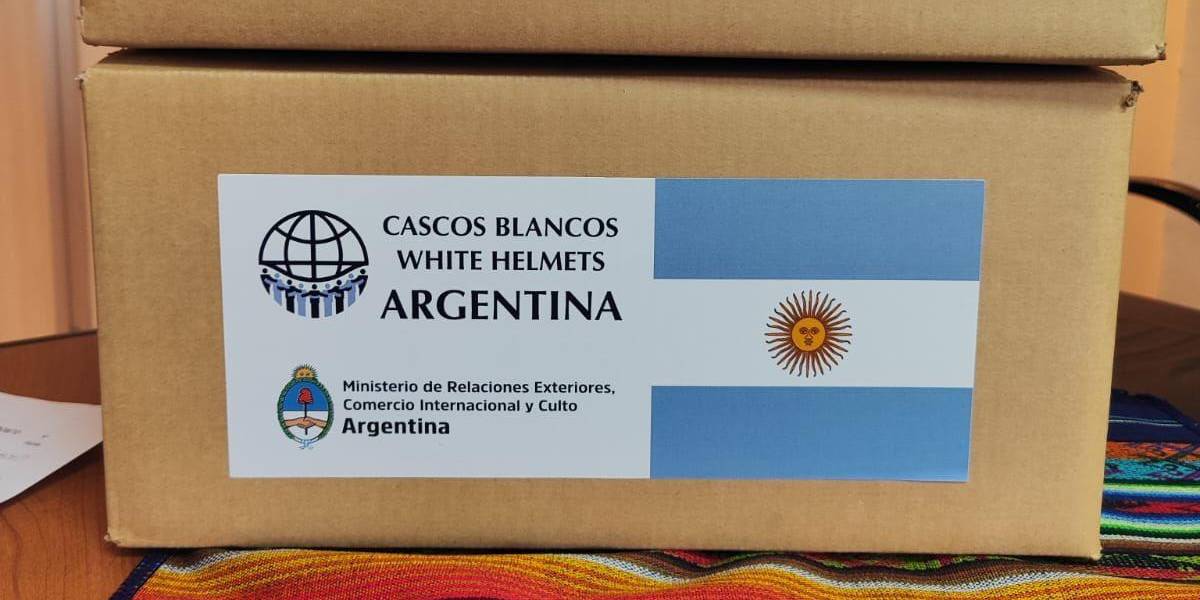 Ecuador recibió una donación de cloro desde Argentina para potabilizar agua en zonas afectadas por las lluvias