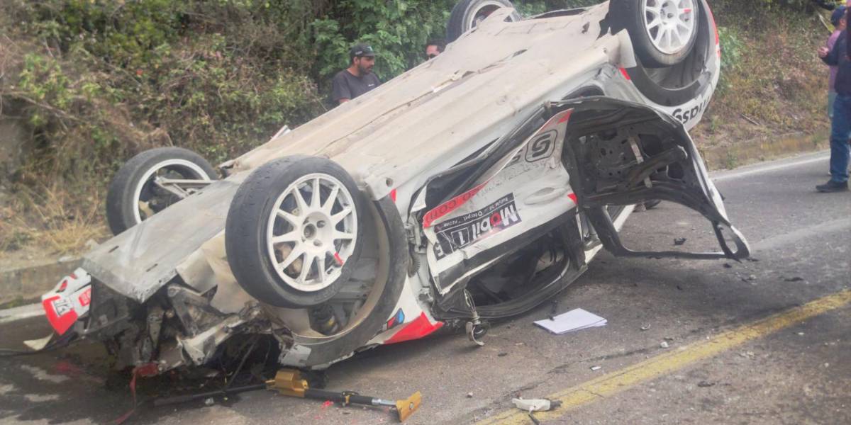 VIDEO | El accidente de la Vuelta a la República fue grabado por espectadores que se salvaron de morir