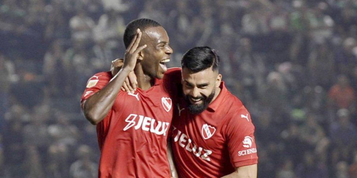 Jhonny Quiñónez anotó el gol del triunfo de Independiente de Avellaneda sobre Banfield