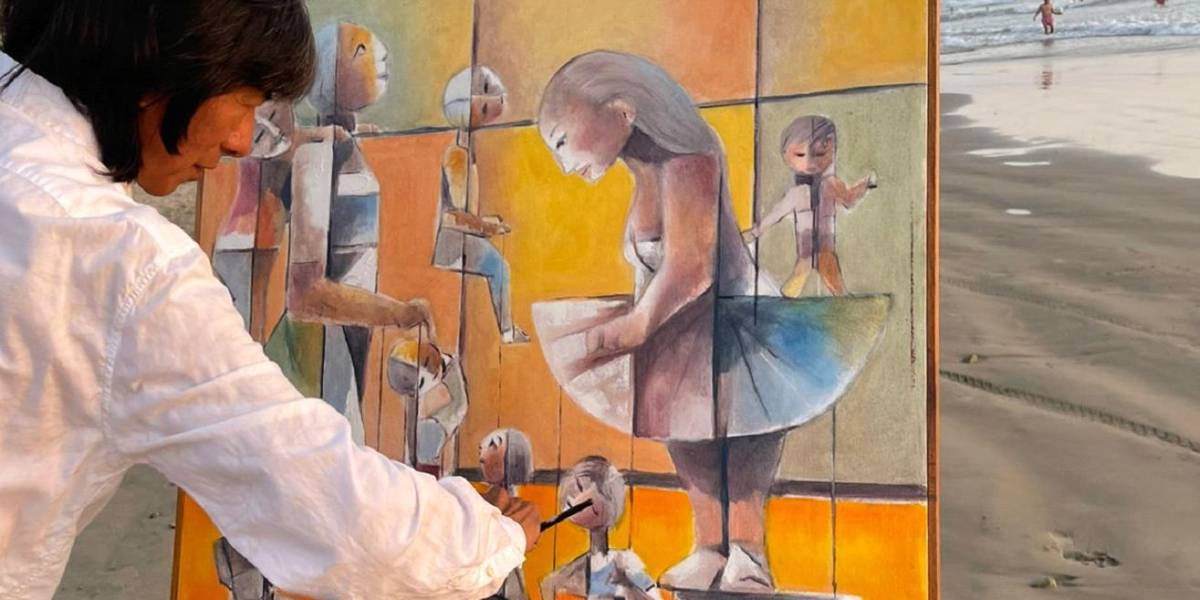 Pintor ecuatoriano expondrá su obra en uno de los museos más importantes de América