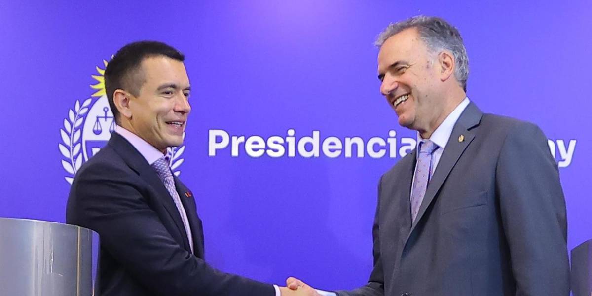 Daniel Noboa: Ecuador siempre va a estar abierto a trabajar con Uruguay