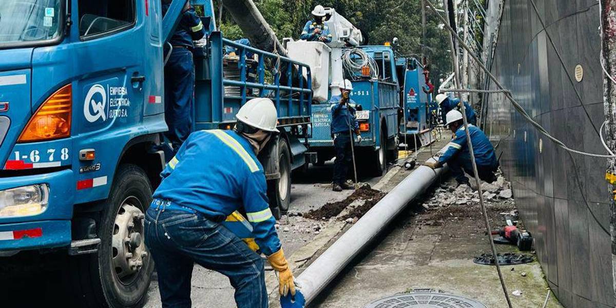 Un apagón sorprendió a barrios del norte de Quito la mañana del 31 de julio