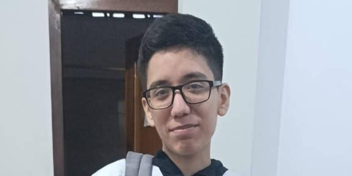 Cristian Mateo Rosero Peñaherrera, estudiante de Enfermería, fue localizado