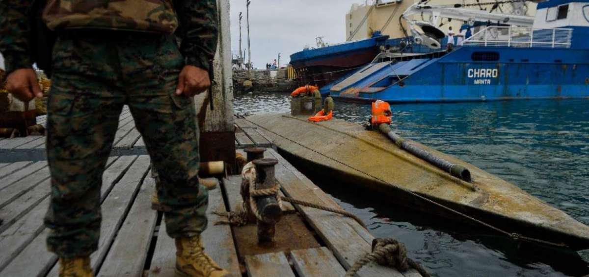 Manabí: Detienen semi sumergible con ecuatorianos en aguas internacionales