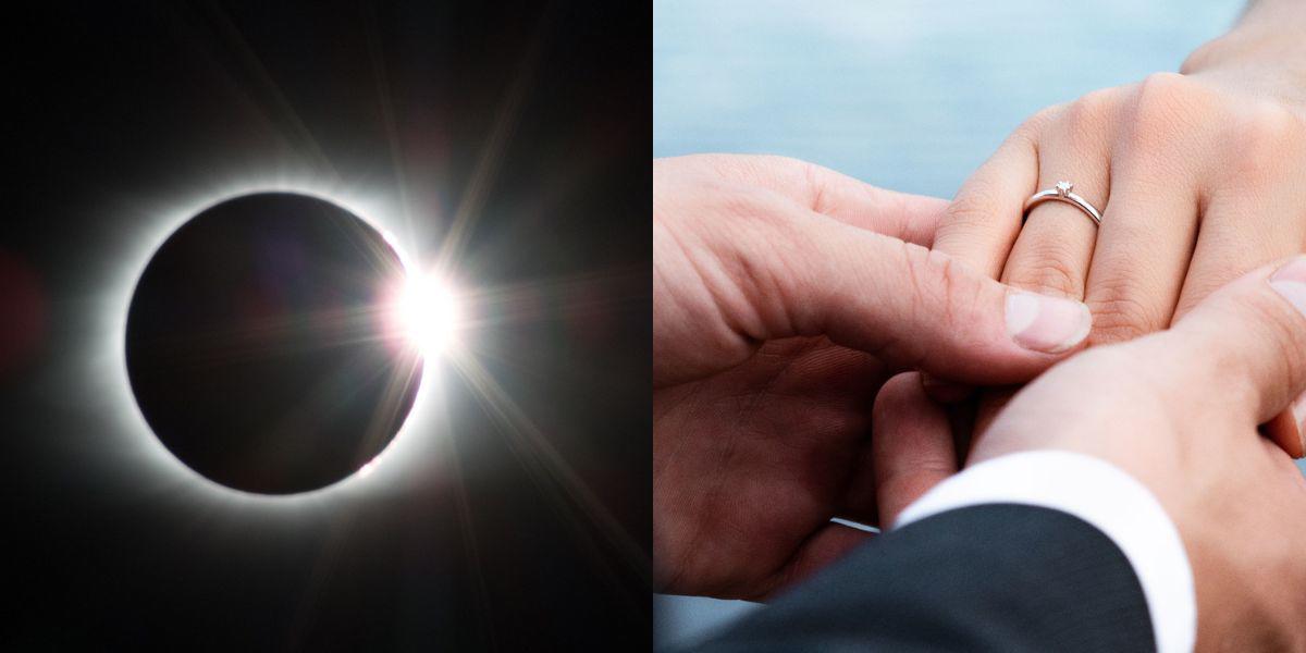 Alrededor de 300 parejas planean casarse en el eclipse solar de forma gratuita