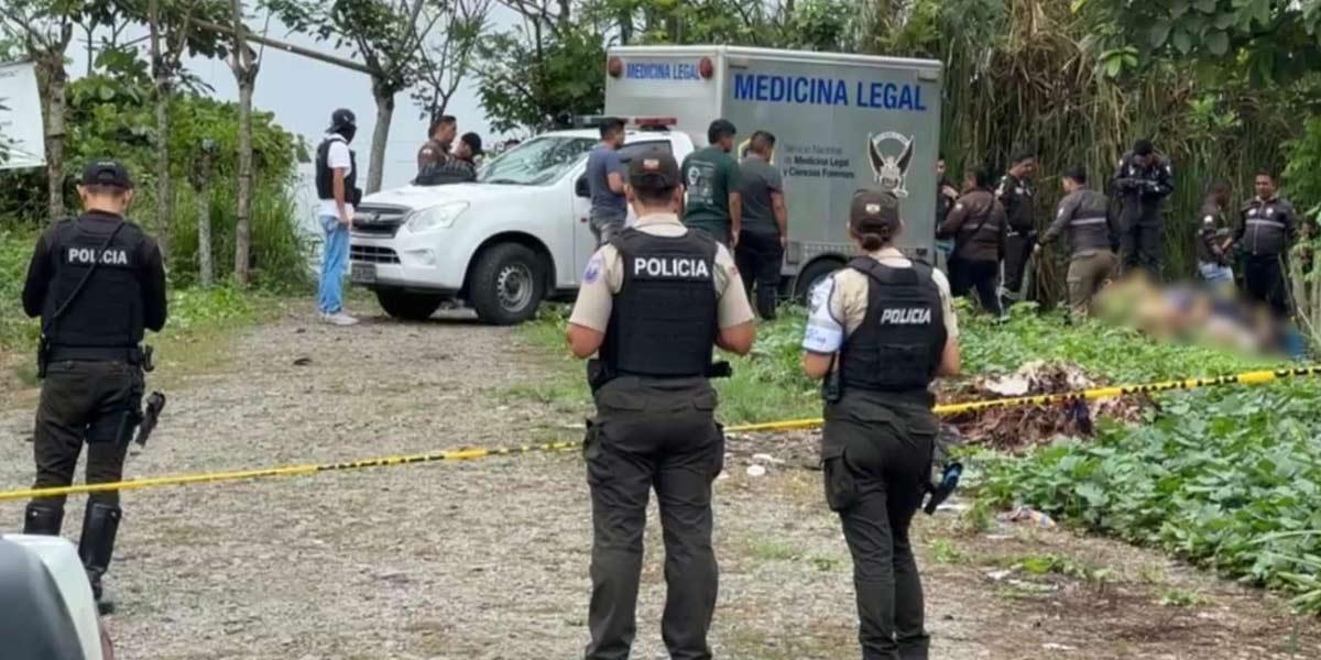 Un adolescente entre las ocho víctimas de la masacre en Los Ríos