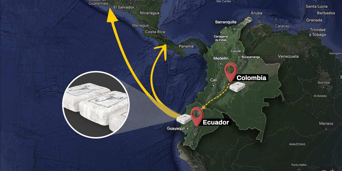 ¿Es más barato enviar droga desde Ecuador que desde Colombia?