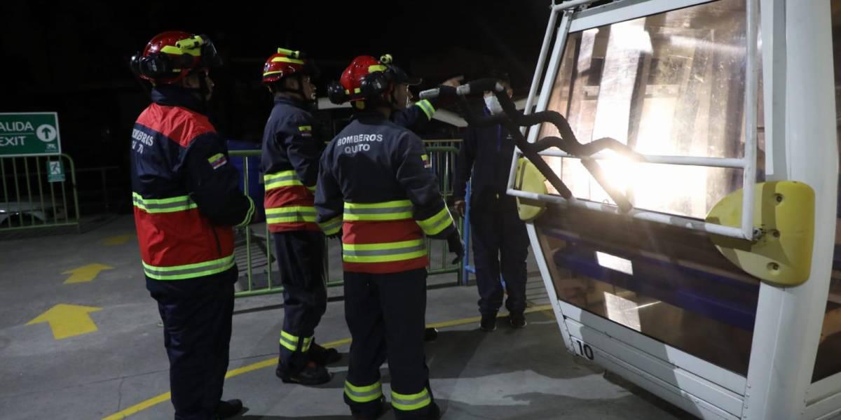 El Teleférico de Quito busca operar nuevamente y pide una inspección de los Bomberos