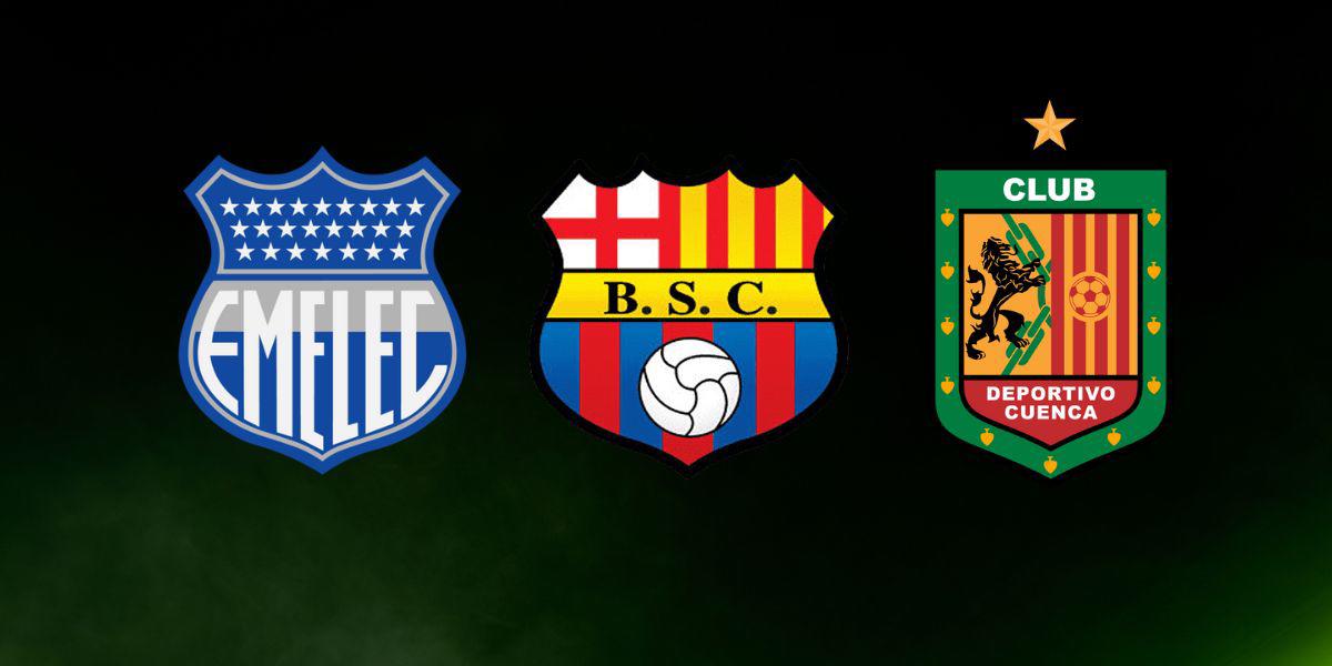 La FEF suspendió a Emelec, Barcelona SC y Deportivo Cuenca por deudas