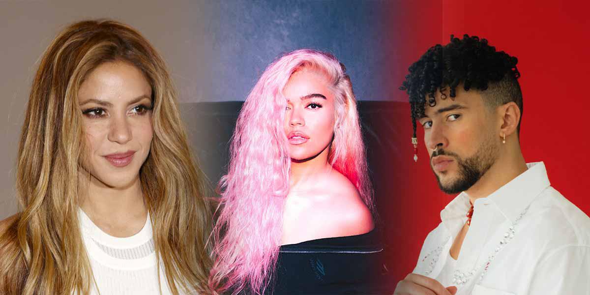 Karol G, Bad Bunny, Shakira y Peso Pluma lideran los nominados a los Premios Billboard 2023
