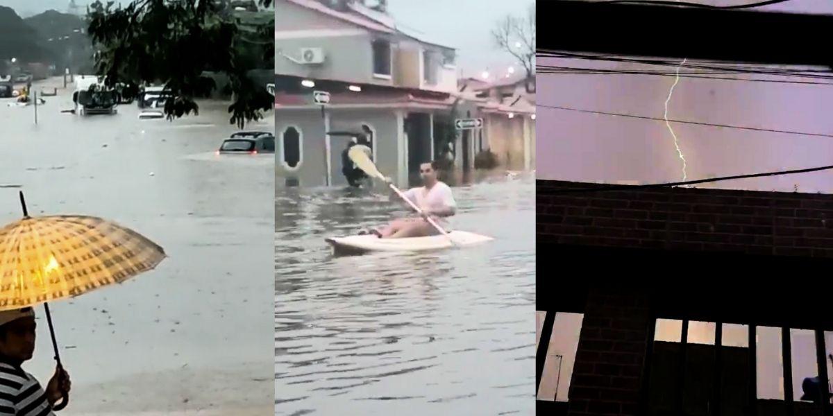 Lluvias en Guayaquil: Estos son los videos más impactantes de la madrugada torrencial captados por ciudadanos